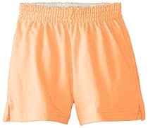 Soffe Big Girls' New Short, Sun Coral, XSM