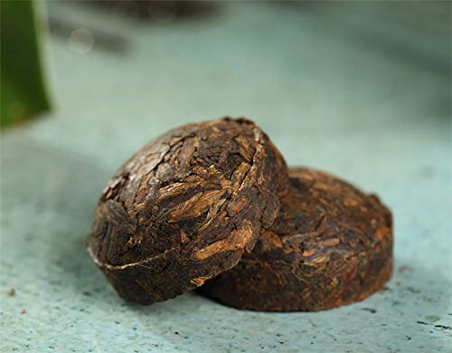 Pu-erh Cake Tee China Yunnan Authentischer Mini-Serie Tragbar Pu'er Ripe Tuocha(2.5 Gramm x 12) – Bild 4