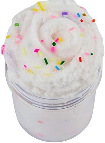 Trigle Fluffy Cloud Slime Scented Therapeutic Putty Cotton Candy Slime Supplies Stress 120ML (White)