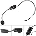 Awakingdemi Wireless Microphone Headset,FM Megaphone Radio Mic for Loudspeaker for Voice Amplifier Computer Speaker