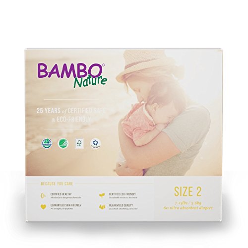 Bambo Nature Baby Diapers Classic, Size 2, 60 Count (2 Packs of 30) - Thumbnail 7