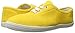 AimTrend Womens Canvas Lace Up Sneakers Bright Yellow-7