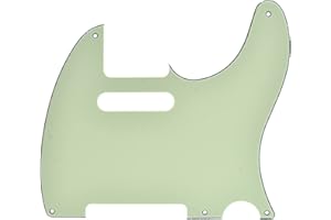 Dopro 5 Hole Vintage Tele Guitar Pickguard Scratch Plate fits USA/Mexican Fender Telecaster Mint Green