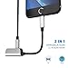 Headphone Adapter for iPhone X Adaptor Charger Adapter 3.5mm Square Jack Dongle Earphone Aux Audio & Charge Compatible for iPhone 7/7Plus/8/8Plus/XR/X/XS Splitter Music and Charge Support iOS12 Morethumb 3
