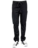 VICTORIOUS MEN'S TWILL JOGGER PANTS WITH COMFORT STRETCH