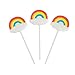 Fun Express Rainbow Character Lollipop Suckers - 12 Pieces
