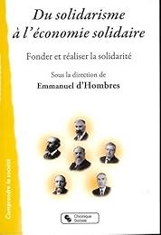 Du solidarisme à l'économie solidaire