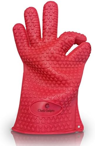 Chefs Gadgets Silicone Heat Resistant BBQ Gloves Set