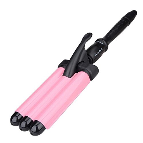 Hoyofo 3 barrel curling iron waver for long hair cerami…