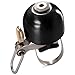 Rockbros Bike Bicycle Cycling Handlebar Bell Safety Metal Ring Loud Sound Handlebar Bells Ultra-loud MTB Road Bikes Horns (Black) CS193