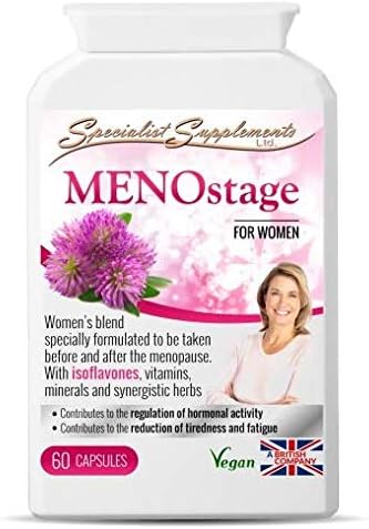 MENOstage 60 Capsules: Herbal Support for PMS and The Menopause