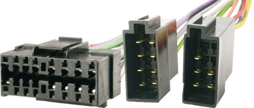 Audioproject A182 Car Radio Adaptor Cable JVC 16-Pin Plug -> ISO Socket KD-FX KD-G KD-S KD-MD DIN Cable Tree