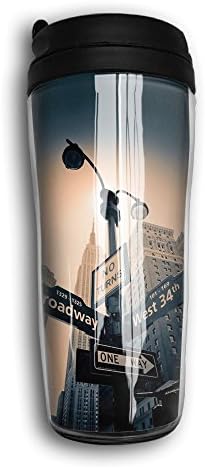 RESS TGR Guidepost Travel Coffee Mug Milk Coffee Cup Plastic Travel Mug,350ml