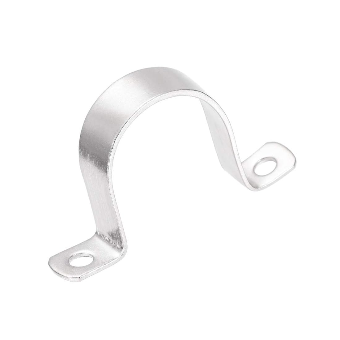 MACHSWON 50mm(2") Heavy Duty U-Bracket Pipe Clamp,304 Stainless Steel 2 Hole Rigid Pipe Strap Hanger Tube Tension Clips 2pcs