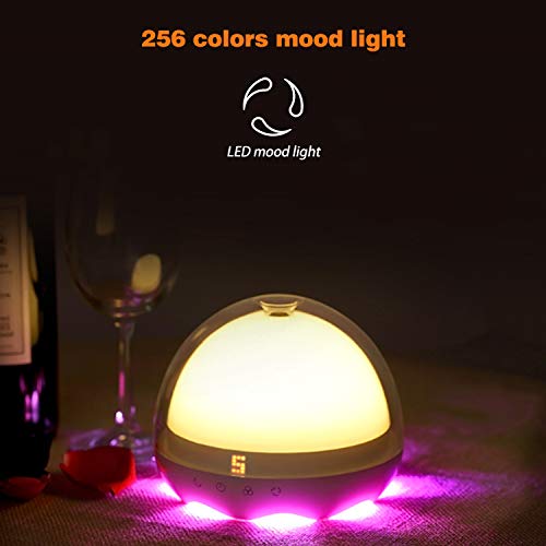 Table Lamp, Touch Sensor Bedside Lamps Dimmable Night Light with Color Changing RGB for Bedroom/Living Room/Office/Outdoor, (White/Warm White, Color Temperature 2700K-6500K) - Thumbnail 3