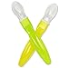 Stage 1 Ergonomic Silicone Soup/Liquid Feeding Spoon (Yellow)