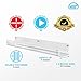CLOUDZERO Unbreakable Premium Acrylic Floating Bookshelf - Wall Mounted Shelf 26 inch - Invisible Wall Book Shelves for Kids 1/4 inch Thick | 26 or 38 Inches | Free Book & Hardware incl