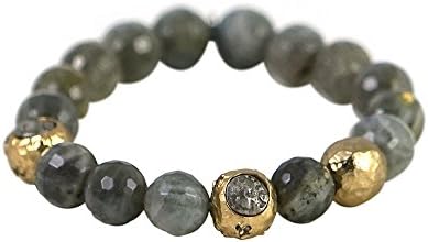 Tat2 Designs Gold Cera Labradorite Bracelet
