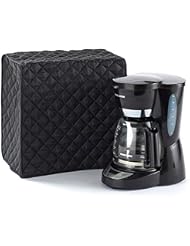 Covermates â€“ Coffee Maker Cover â€“ 11W x 9D x 15H â€“ Diamond Collection â€“ 2 YR Warranty â€“ Year Around Protection - Black