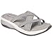 Skechers Women's Promotes-Excellence Platform Sandal (9 B(M) US, Grey)