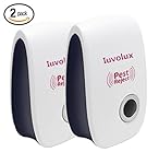 Pest Repellent 2 Pack - Electronic Pest Repeller Best for Home & Kitchen - Ultrasonic Pest Control Plug In Repeller Repel Pests: Mouse, Mosquito, Bug,Cockroach and More White