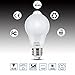 Canagrow 12W Motion Sensor Light Bulb (Motion Sensor Bulb-Cool White)