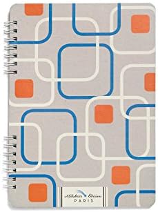 Alibabette Editions Paris Picto Spiral Exercise Notebook, 128 Pages, 8.25 by 6.25 " (SPI2005)