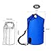 KastKing Dry Bag Waterproof Roll Top Type Duffel Bag with Zippered Compartment and Grab Handle (Blue, 30L)