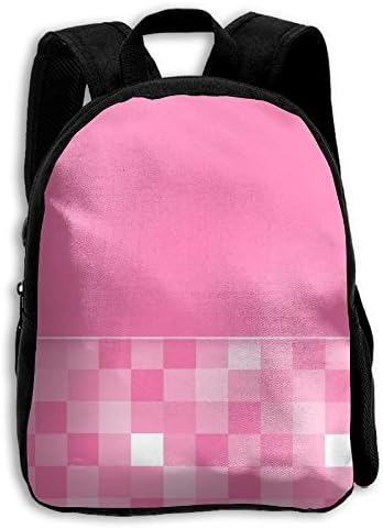School Season Kids Shoulder Bag Toddler Bookbag Rucksack Child Pink Square Background Backpack Handbags Unisex