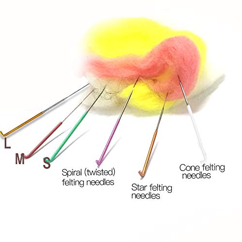 2 Mayboos+Felting+Needles+Supplies+Triangular