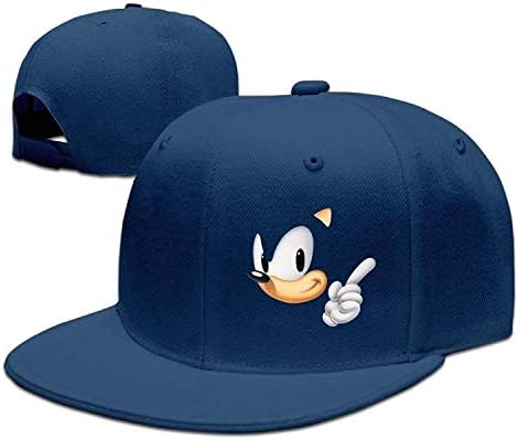 Unisex Sonic The Hedgehog Game Adjustable Snapback Hip-hop Baseball Cap