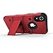 ZIZO Bolt Series for iPhone XR Case with Screen Protector Kickstand Holster Lanyard - Red & Black