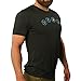 Fit Four The F4 Muscle T Shirt Athletic Fit Tri-Blend Short Sleeve T Shirt by for Fitness, WODs, Weightlifting (L, Charcoal)