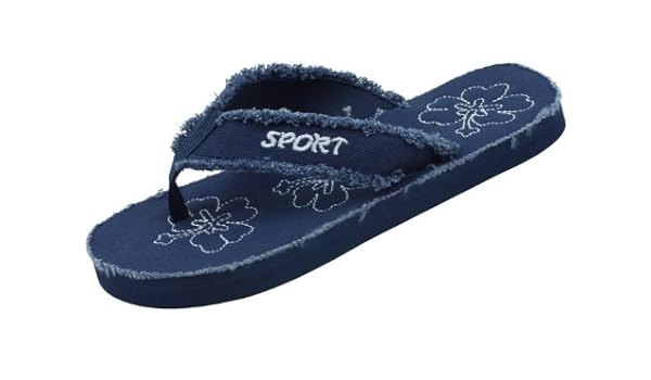 white canvas flip flops