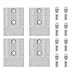 Sun YOBA 50A 600V Power Connectors Powerpole Connectors Apply to #6 AWG Wire (13.3 mm?) 2 Pairs