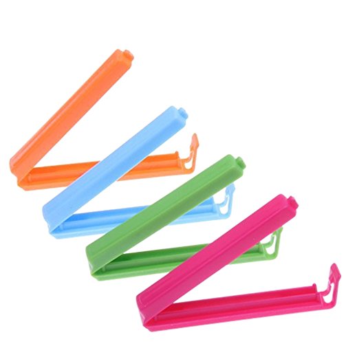 Fantastic Job Plastic Kitchen Food Storage Bag Sealing Clip 8Pcs Color Send Randomly