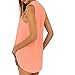vanberfia Women's Casual Summer Women Blouse Tops Sleeveless Shirt (L, 8001)