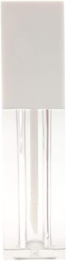 Xdodnev 5ml Rectangle Frosted Plastic Empty Lip Gloss Tube Portable DIY Lip Balm Liquid Lipstick Container Dispenser Bottle Makeup Tool