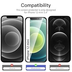 NEW'C 3 Pack Privacy Screen Protector for iPhone 12