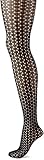 Jessica Simpson Women's Melinda Dot Wear Net Tight, Black, M/T