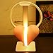 LUOYIMAN® Sensor LED Heart Lamp Outdoor Portable Lamp Deformable and Foldable Light Smart Table Desk Lamp Couples Light 14 LED Lights and 3 Modes of Lightness(Pink)