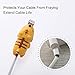 Hipoco Cable Animal Bit - 8 Pcs - Cute Animal Cable Protector Compatible with Phone USB Cords Sleeves