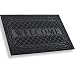 Mibao Entrance Door Mat, Winter Durable Large Heavy Duty Front Outdoor Rug, Non-Slip Welcome Doormat for Entry, Patio 24 x 36 inch, Black primary