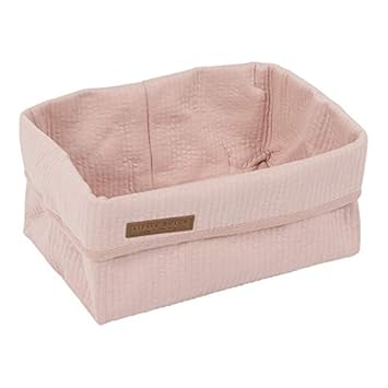 LITTLE DUTCH TE30530150 Utensilo Wickeltisch-Körbchen groß pure rosa
