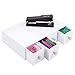 iDesign 4-Drawer Plastic Vanity Organizer, Compact Narrow Storage Organization Drawers Set for Cosmetics, Dental Supplies, Hair Care, Bathroom, Dorm, Desk, Countertop, Office, 2.75