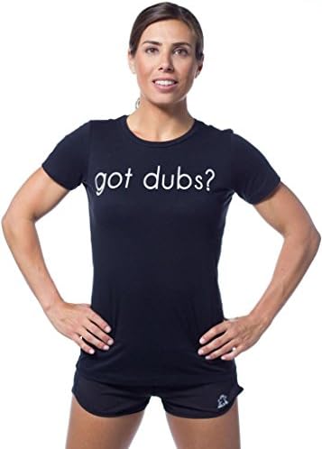 Amrap Women's got dubs? Triblend Shirt for Crossfit WOD Small Black