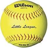 WILSON Little League Leather Polycore Softballs 1 Dozen