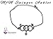Alternative Intentions MFM Threesome Chain Anklets Black, Silver and Gold - Hotwife - Queen of Spades - Cuckoldress - Swinger