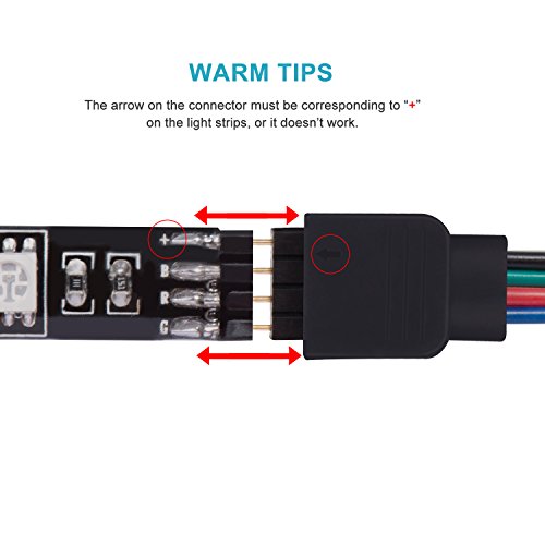 COSKIP Striscia LED TV RGB 5050 Impermeabile con Cavo usb per TV e Monitor PC,Schermo LCD, Laptop ecc,per Natale,Feste,Decorazioni.