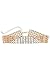 Boosic Crystal Chevron Choker Necklace For Women Gold Tone